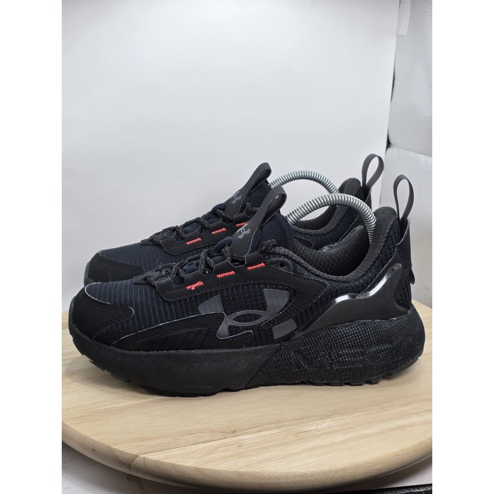 Mens Size 8 - Under Armour HOVR Mega Shoes Black Running Sneakers 3026629-001